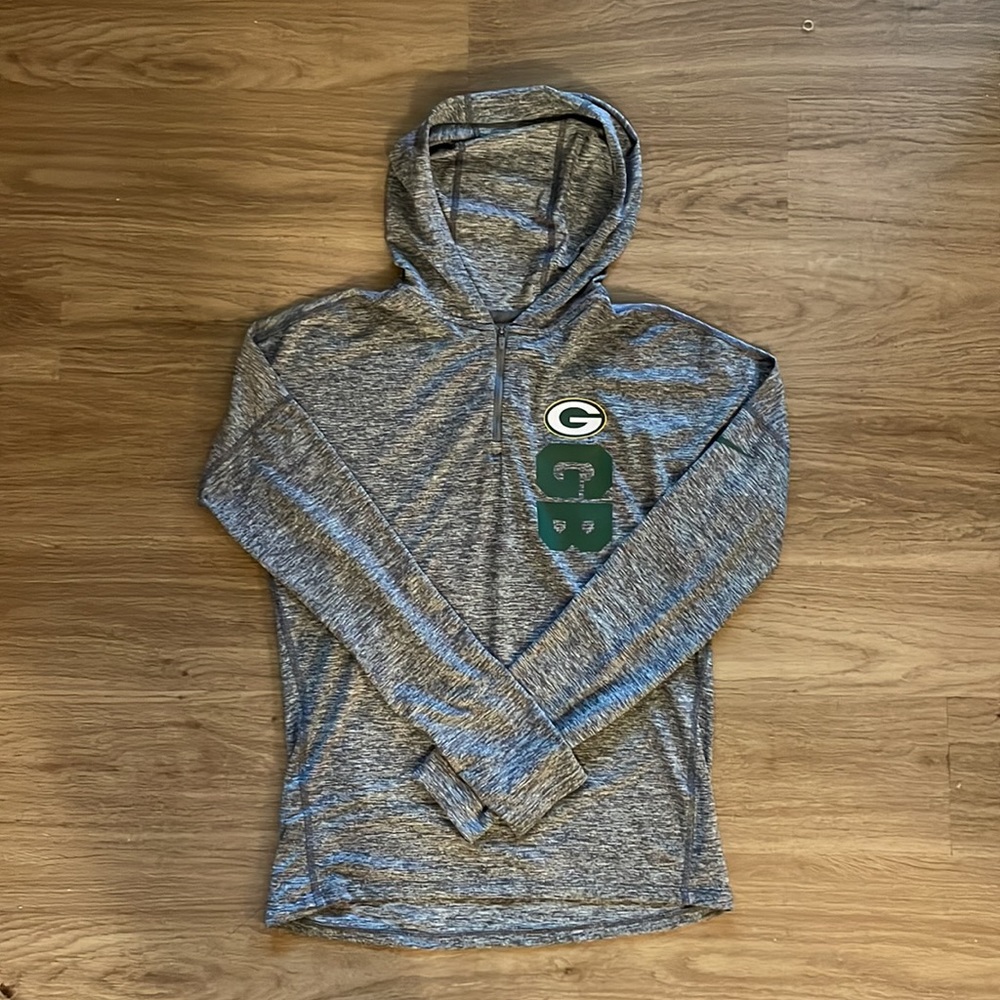 Nike Dri-Fit 1/4 Zip Long Sleeve Green Bay
